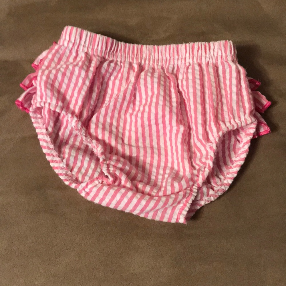Ella Jackson Baby Ruffled Seersucker Bloomers